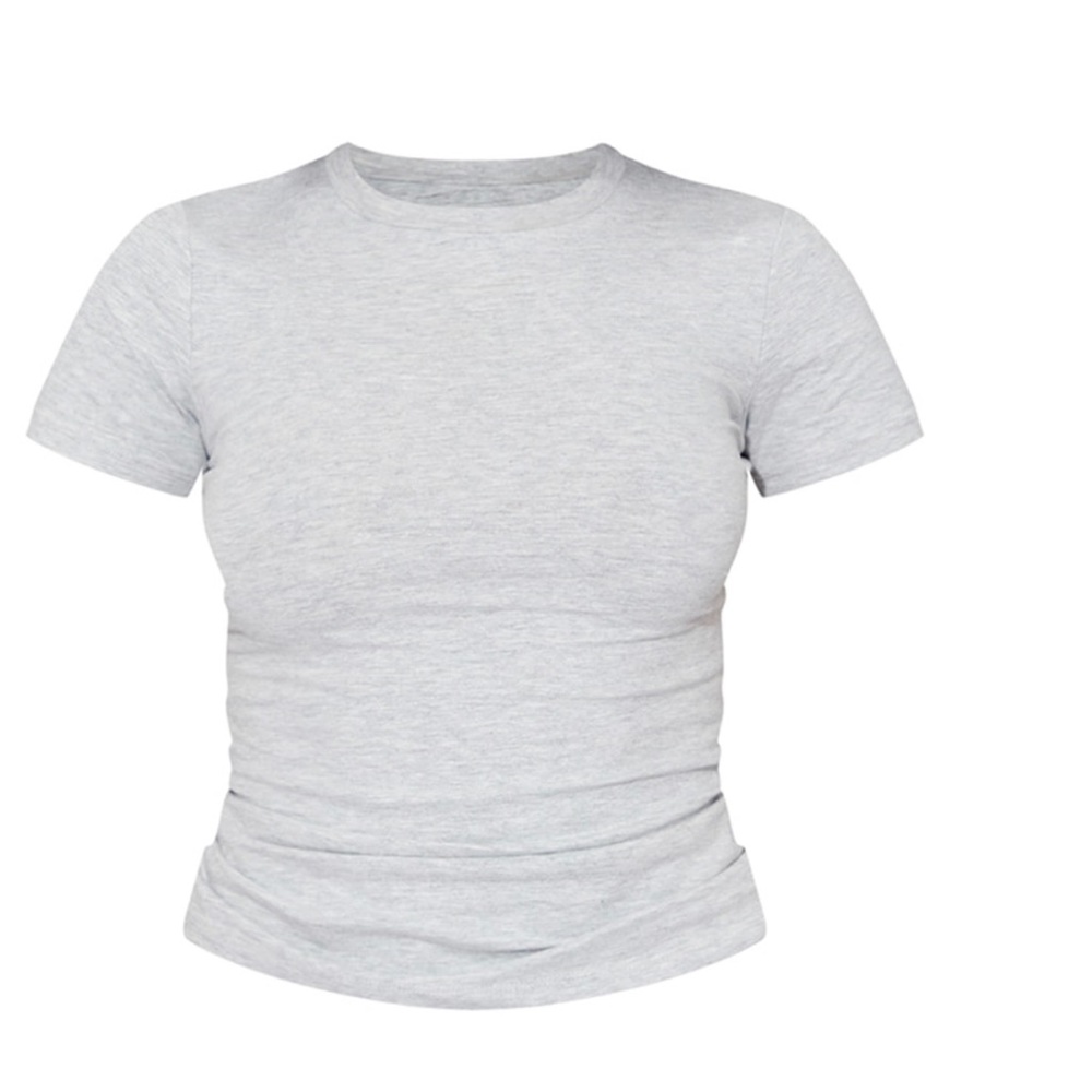 BRAND NEW WITH TAGS TWO FITTED SHIRTS! Grey & White // Size 6